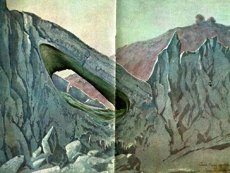 wilson fangade med stor inlevelse dramatiken och ogastvanligheten i polarlandskapet i manga av sina skisser, unknow artist